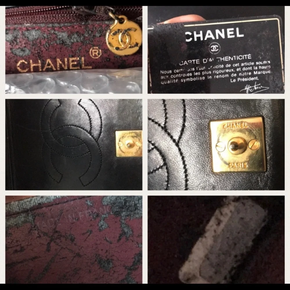 *Authentic* Chanel Vintage Chain Shoulder Flap Bag - Picture 5 of 15